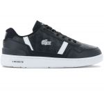 LACOSTE T-Clip Leather - Herren Sneakers Schuhe Leder Schwarz 747SMA0068312 ORIGINAL EU 40 UK 6.5