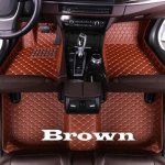 Car floor mats for Volkswagen Touareg 2008 2009 2010 Custom auto foot Pads automobile carpet cover pruun