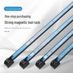 Tugev magnetiline t&ouml;&ouml;riistariiul ladustamiseks ja korraldamiseks 8-inch magnetic tool rack