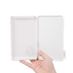 Kunstripsmete tolmukindel hoiukast Snap Disain Suure mahutavusega reisit&uuml;hjade ripsmete hoidja &uuml;mbris Ripsmete hoidmise kuvari korraldaja valge