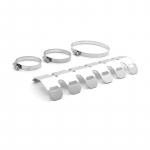 Uus! Mootorratta esikollektorite v&auml;ljalaskesoojuskilbi kaitse P&otilde;letusvastane kate jahutusradiaator modifitseeritud h&otilde;be