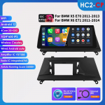Ossuret 10.25 Carplay Android 13 Autoradio BMW X5 E70 X6 E71 CCC CIC autode nutikate s&uuml;steemide raadiole GPS-navigaator Stereo DSP SWC Bluetooth P&otilde;hi&uuml;ksus HC2 2G 32G AI