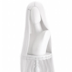 100cm Pikk Sirge Cosplay Parukas Keskmise Lahknemisega Keskmine Lahknemine Blond Roosa Punane Lilla Kuumuskindel S&uuml;nteetiline Juukseparukas One Size