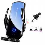 50W juhtmevaba laadija auto &otilde;huava hoidik telefonihoidik kiirlaadimisjaam Samsung S22 S21 S20 S10 iPhone 12 13 14 Pro Max jaoks