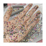 1000 tk/komplekt K&uuml;&uuml;nte kunst Strass Akr&uuml;&uuml;l Assortii Mini T&auml;ht Armastus S&uuml;da Veetilk Lill Geomeetriline Kuju V&otilde;lu DIY K&uuml;&uuml;nte Kaunistamise Tarvikud