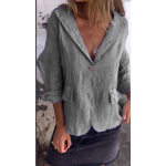 Naiste Pehme Hingav &Otilde;huke Mantel Kevad Pluss Suurus Vintage N&ouml;&ouml;bidega Bleiser Vabaaja &Uuml;hev&auml;rviline S&uuml;gis Rev&auml;&auml;riga Bleiser Mantel Daamidele S hall v&auml;rv