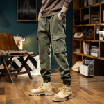 Kombinesoonid Cargo p&uuml;ksid Meeste kevad-s&uuml;gis vabaaja mitme taskuga p&uuml;ksid t&auml;navar&otilde;ivad &otilde;ues kulumiskindlad m&auml;gironimisp&uuml;ksid 28 khaki