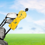 Golf Printed in Coat Golfer Waterproof Gift to Modern Sleeves of Anti -scratch UT