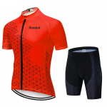 Fluorestseeriv kollane Pro Team jalgrattas&otilde;idu s&auml;rgi komplekt 2025 Jalgrattakost&uuml;&uuml;m Jalgratta l&uuml;hikeste varrukatega meeste rattas&auml;rk Traksidega p&uuml;ksid Riietus 19D geelist hingav padi Asian size-S
