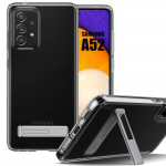 TPU &uuml;mbris Samsung Galaxy A52 4G-5G A52s 5G jaoks, l&ouml;&ouml;gikindel l&auml;bipaistev, h&otilde;bedase tugijalaga