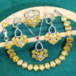 2024 Uued Aksessuaarid Tsirkoon Kaelakee K&otilde;rvar&otilde;ngad S&otilde;rmus Komplekt 6 yards