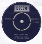 7-tolliline plaat ROLLING STONES - I Don't Know Why / Try A Little Har F13584 DECCA 1975 UK Rock Kasutatud