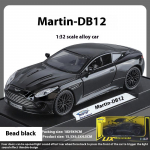 1/32 M&otilde;&otilde;tkava Aston Martin DB12 GT Sportauto Sulamist Valatud Metallist Mudelauto Heli ja Valgusega Hobi Kogumisobjektid Kaunistused S&uuml;nnip&auml;evakingitus Poistele