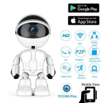 Robot avec cam&eacute;ra petite de surveillance wifi 1080P vision infrarouge