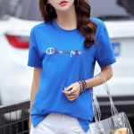 YYFS naistemood vabaaja suve kevadised l&uuml;hikeste varrukatega O-kaelusega pluusid ja s&auml;rgid M