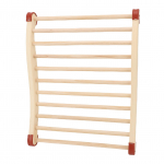 Sauna Seljatugi Sauna Tarvikud Puidust Libisemisvastane Mugav S-kujuline Disain Sauna Tooli Seljatugi