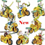 MINISO Anime tegelased 24 t&uuml;kki Ninjago minifiguuri ehitusplokkide m&auml;nguasjad Mini nuku nukufiguuri plokk laste m&auml;nguasjad s&uuml;nnip&auml;evakingitused