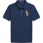 Polo Ralph Lauren Polo S&auml;rk &Uuml;hev&auml;rviline Tikitud Koer Puuvillane V&otilde;rk Laste pealsed Sinine 323964158-001 L