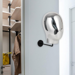 Mannequin Head Hair Styling Display Stand Wall Mounted Sleek Multipurpose s Holder Hat