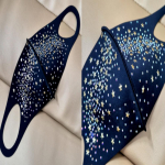 T&auml;hemustriline Kuubikujuline Neopreenist Pestav/Moekas Mask t&auml;ht