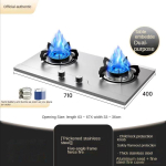 Roostevaba teras Premium Sisseehitatud Gaasipliit MGH-S633N Gaasipliit Dapur Gas Lauapealne sisseehitatud kiire leegiga pliit liquefied petroleum gas blue