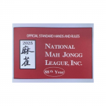 2025. aasta Mahjongi kaardid, Mahjongi kaardid Ametlikud standardk&auml;ed ja reeglid Mahjongi kaardid 2023. Suures tr&uuml;kises Mahjongi tulemuskaart One Size