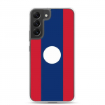 Coque T&eacute;l&eacute;phone &ndash; Samsung &ndash; Galaxy S10 &ndash; Drapeau Laos &ndash; Supp &ndash; Mitmev&auml;rviline