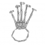 Punkstiilis luukere k&auml;ev&otilde;ru Halloweeni pealuu s&otilde;rmedega randmepael, reguleeritav &uuml;hes t&uuml;kis naiste meeste s&otilde;rmk&auml;ev&otilde;ru