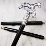 Antiikstiilis Viktoriaanlik Vanaaegne Disainer Messingist K&auml;epidemega Kepp Puidust Jalutuskepp M aero