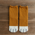 Women Fashion Cat Coral Thickening Cooton Middle stockings Socks One Size