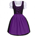 &Otilde;llefestivali kost&uuml;&uuml;m, Naiste esinemiskost&uuml;&uuml;m, Ruudukaelusega kleit Ruudukaelusega kleit XL lilla