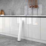 P&auml;rlvalge Isekleepuv Dekoratiivkile PVC M&ouml;&ouml;bli Renoveerimiskleebised K&ouml;&ouml;gikapi Veekindel Tapeet 40cm x 500cm