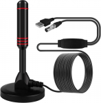 Siseantenn - DVBT2 - HD - IC v&otilde;imendi - 5 m koaksiaalkaabel - Leviala 150 miili