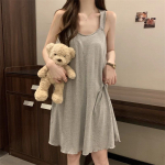 Lihtsad &ouml;&ouml;s&auml;rgid Naiste suvised Mugavad seksikad magamisriided Korea mood vabaaja salongiriided Varrukateta &ouml;&ouml;s&auml;rk Naistele hubane XL