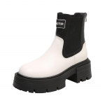 Naiste pahkluusaapad Platvormjalatsid Chelsea Kontsaga Paksud L&uuml;hikesed Saapad Punkstiilis L&uuml;hikesed Kingad Naistele V&otilde;itlus V&auml;ga K&otilde;rge Kontsaga Saapad 35