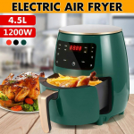 4.5L Air Fryer Oil free Health Fryer Cooker 1200W Home Multifunction Smart Touch LCD Deep Airfryer Pizza Fryer for French fries roheline