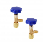 2&times; R134a kliimaseadme purgiavaja 1/2 T-kujuline avaja jaotusventiili adapter k&uuml;lmaaine avaja