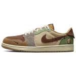 Zion Williamson x Air Jordan 1 Retro Low OG Voodoo Unisex tossud Pruunid Lina Muslin DZ7292-200 42.5
