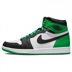 Air Jordan 1 Retro High OG GS Lucky Green Laste tossud Must Valge FD1437-031 36