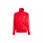 Adidas Originals kolme triibuga logo prindiga lukuga pikkade varrukatega jakk Meeste jakk Crimson IJ7060 XXXL