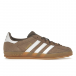 Adidas Gazelle Indoor Earth Strata White Unisex Tossud Pruun Pilvevalge Kuldne-Metallik JQ0175 36