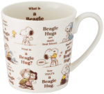 PEANUTS Snoopy Kallistus Suur 604138 Kruus, 350ml, Valge,