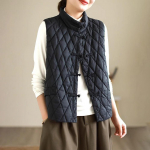 Naiste kerge termiline lahtise &otilde;mblusteta varrukateta p&uuml;ksikraega valge pardi sulejope, vesti taskuga, k&otilde;ik sobivad &scaron;ikiks vestiks M must