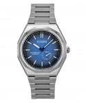 Citizen Zenshin 60 Super Titanium Tume Sinine sihver Automaatne NK5020-58M 100M Meeste k&auml;ekell tumesinine v&auml;rv