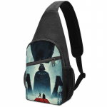o8517 Star Wars Vabaaja Oxfordi Crossbody Kott ja Seljakott V&otilde;rkk&uuml;ljetaskutega, Mugava Polsterduse ja Reguleeritava Rihmaga p8517