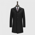 Toluoman Unisex Professional Wool Blend Overcoat 4XL