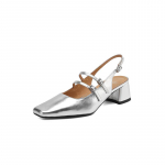 Moodsad Uued Suvised Naiste Sandaalid Ehtsad Nahast Kingad Naiste Ruudukujulise Varba Paksude Kontsadega Kingad Kattevarvaste Slingback Sandaalid Mary Janes Kingad 34 h&otilde;be