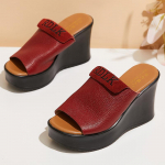 Moodne GKTINOO 2025 Retro Sandaalid Ehtsad Nahast Kingad K&auml;sit&ouml;&ouml; Sandaalid Naiste Sandaalid S&otilde;&otilde;rjas Varvastega Platvorm Kiiluga Klotsid Naistele 5