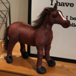 Simulatsiooniponi T&auml;htkuju Hobune Nukk Aasta Pl&uuml;&uuml;sist M&auml;nguasi Poni Sebra Nukk Laste Rahustav Riidest Nukk 42*40cm（0.4kg）