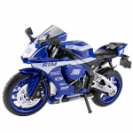 1/9 Yamaha R1M v&otilde;idus&otilde;idumootorratas survevalatud mudelauto sulamist metallist simulatsioon ornament kollektsioon hobi s&otilde;brap&auml;eva kingitused s&otilde;ber sinine